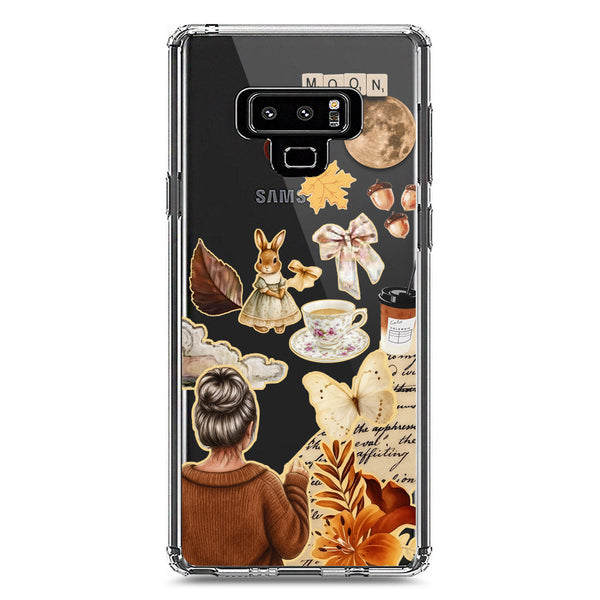 Autumn Dreams Series - Design 1 - Soft Phone Case - Crystal Clear Case - Samsung Galaxy Note 9