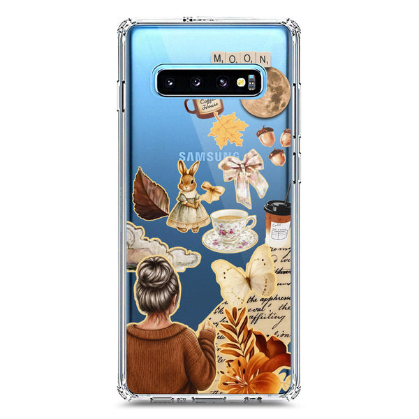 Autumn Dreams Series - Design 1 - Soft Phone Case - Crystal Clear Case - Samsung Galaxy S10 Plus