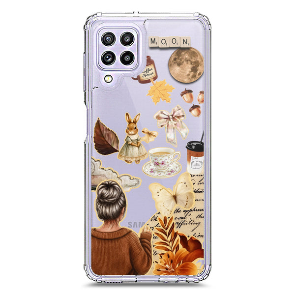 Autumn Dreams Series - Design 1 - Soft Phone Case - Crystal Clear Case - Samsung Galaxy M32