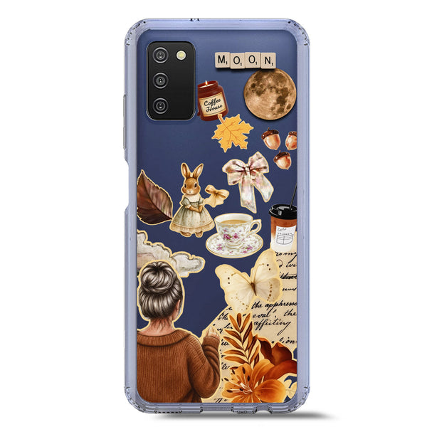 Autumn Dreams Series - Design 1 - Soft Phone Case - Crystal Clear Case - Samsung Galaxy M02s