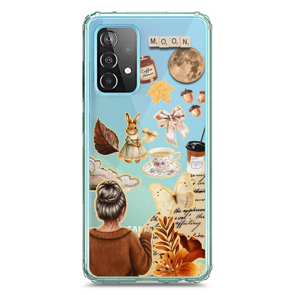 Autumn Dreams Series - Design 1 - Soft Phone Case - Crystal Clear Case - Samsung Galaxy A72