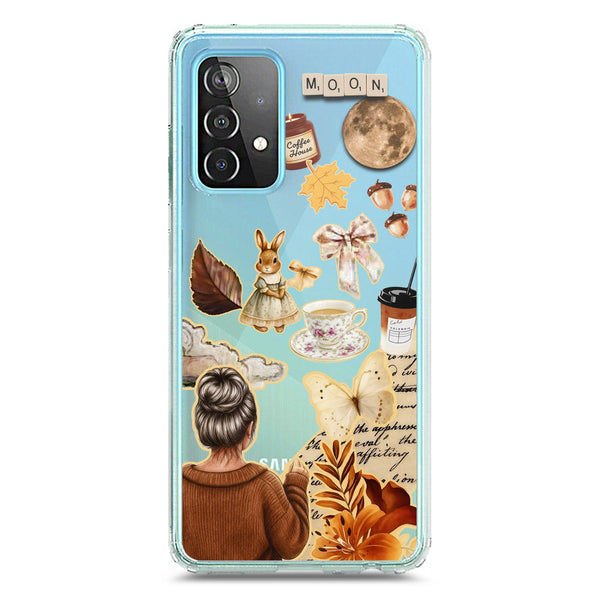 Autumn Dreams Series - Design 1 - Soft Phone Case - Crystal Clear Case - Samsung Galaxy A52s 5G