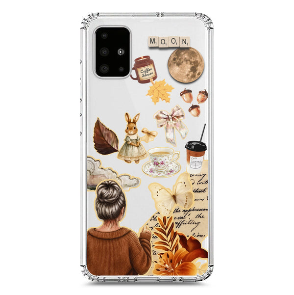 Autumn Dreams Series - Design 1 - Soft Phone Case - Crystal Clear Case - Samsung Galaxy A51