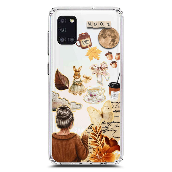 Autumn Dreams Series - Design 1 - Soft Phone Case - Crystal Clear Case - Samsung Galaxy A31