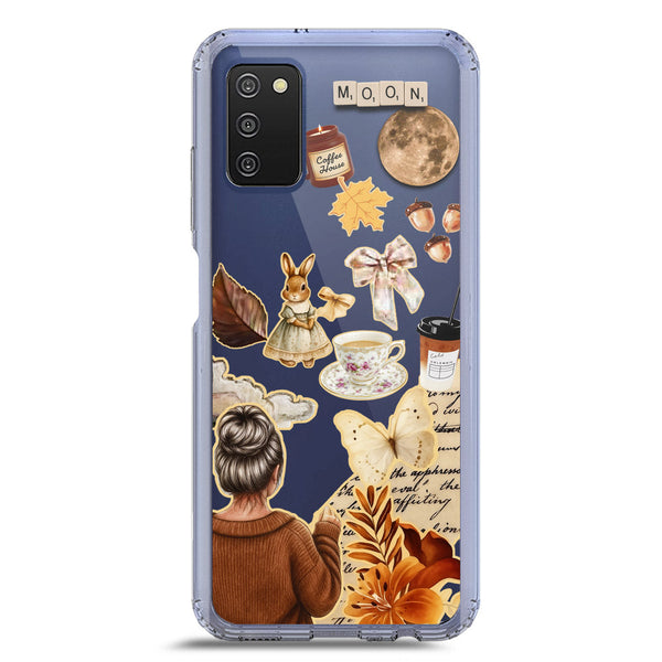 Autumn Dreams Series - Design 1 - Soft Phone Case - Crystal Clear Case - Samsung Galaxy A02s