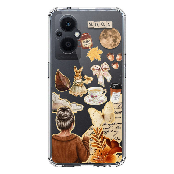 Autumn Dreams Series - Design 1 - Soft Phone Case - Crystal Clear Case - Oppo F21 Pro 5G