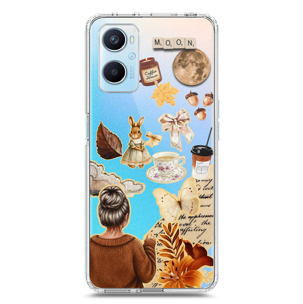 Autumn Dreams Series - Design 1 - Soft Phone Case - Crystal Clear Case - Oppo A96 4G