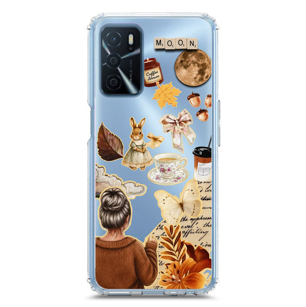 Autumn Dreams Series - Design 1 - Soft Phone Case - Crystal Clear Case - Oppo A55