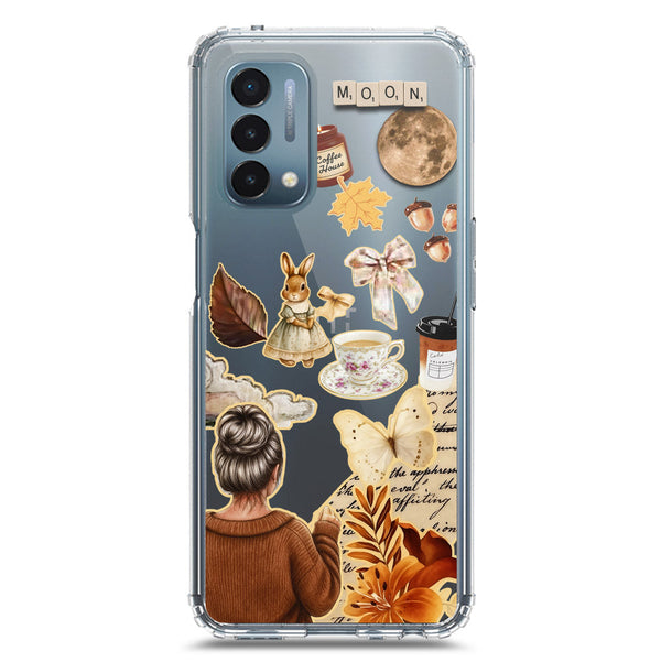 Autumn Dreams Series - Design 1 - Soft Phone Case - Crystal Clear Case - OnePlus Nord N200 5G