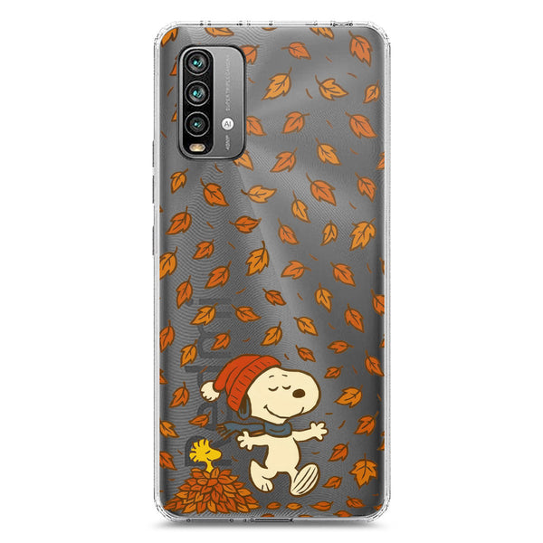 Autumn Dreams Series - Design 2 - Soft Phone Case - Crystal Clear Case - Xiaomi Redmi Note 9 4G