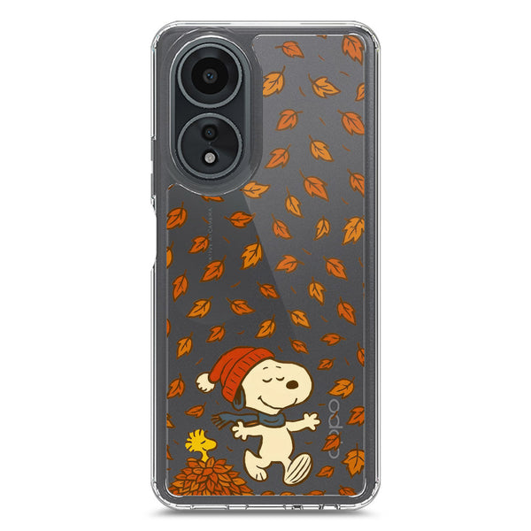 Autumn Dreams Series - Design 2 - Soft Phone Case - Crystal Clear Case - Oppo A58 4G