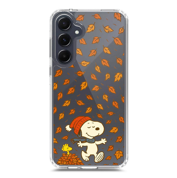 Autumn Dreams Series - Design 2 - Soft Phone Case - Crystal Clear Case - Samsung Galaxy A55