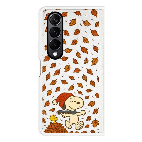Autumn Dreams Series - Design 2 - Soft Phone Case - Crystal Clear Case - Samsung Galaxy Z Fold 4 5G