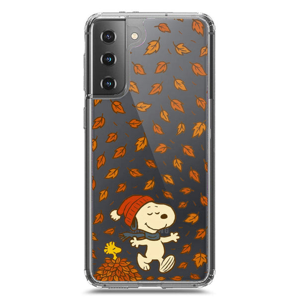 Autumn Dreams Series - Design 2 - Soft Phone Case - Crystal Clear Case - Samsung Galaxy S21 Plus 5G