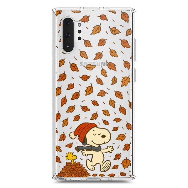 Autumn Dreams Series - Design 2 - Soft Phone Case - Crystal Clear Case - Samsung Galaxy Note 10 Plus