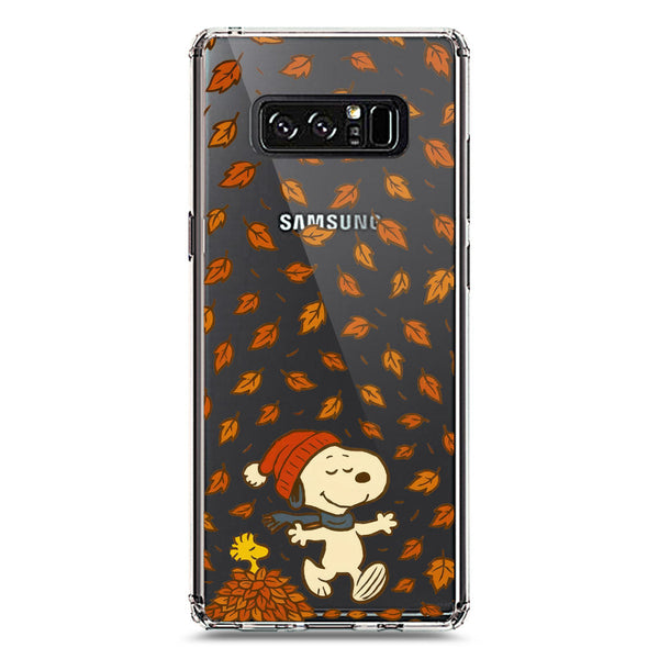 Autumn Dreams Series - Design 2 - Soft Phone Case - Crystal Clear Case - Samsung Galaxy Note 8