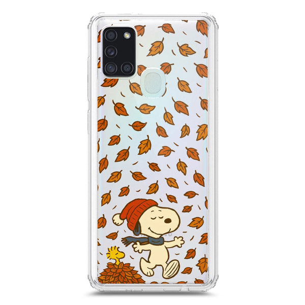 Autumn Dreams Series - Design 2 - Soft Phone Case - Crystal Clear Case - Samsung Galaxy A21s