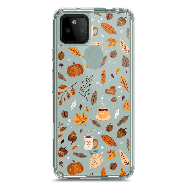 Autumn Dreams Series - Design 3 - Soft Phone Case - Crystal Clear Case - Google Pixel 5a 5G