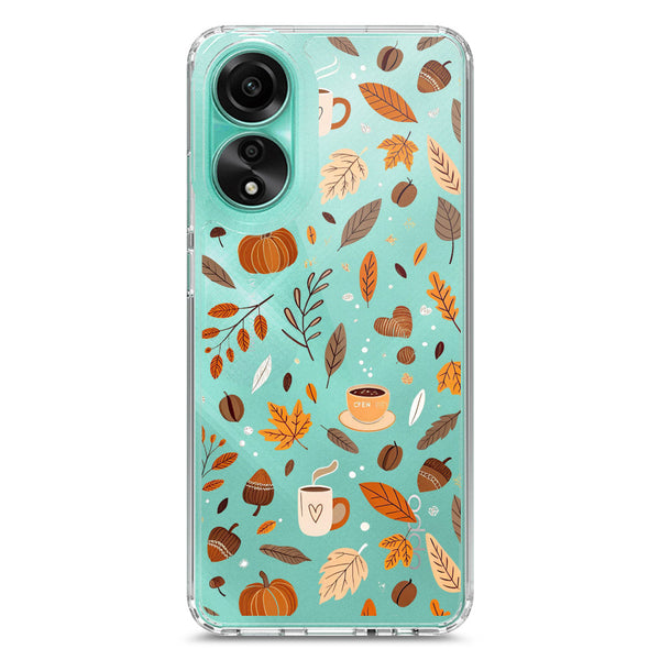 Autumn Dreams Series - Design 3 - Soft Phone Case - Crystal Clear Case - Oppo A78 4G