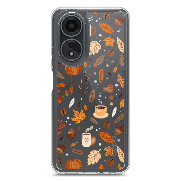 Autumn Dreams Series - Design 3 - Soft Phone Case - Crystal Clear Case - Oppo A58 4G