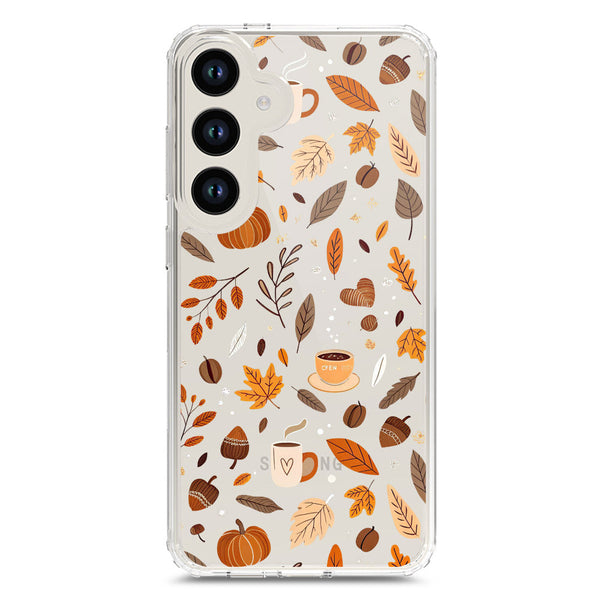 Autumn Dreams Series - Design 3 - Soft Phone Case - Crystal Clear Case - Samsung Galaxy S24 Plus