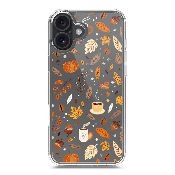 Autumn Dreams Series - Design 3 - Soft Phone Case - Crystal Clear Case - iPhone 16 Plus