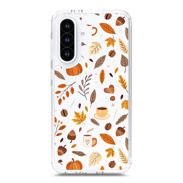 Autumn Dreams Series - Design 3 - Soft Phone Case - Crystal Clear Case - Samsung Galaxy A36