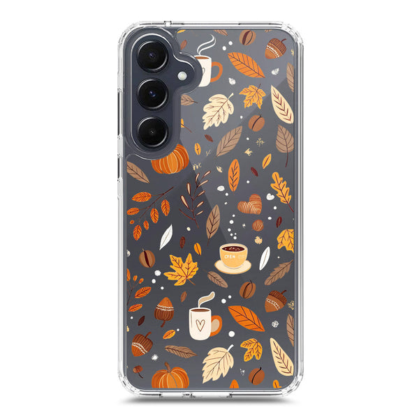 Autumn Dreams Series - Design 3 - Soft Phone Case - Crystal Clear Case - Samsung Galaxy A55