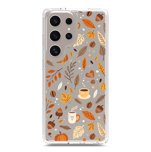 Autumn Dreams Series - Design 3 - Soft Phone Case - Crystal Clear Case - Samsung Galaxy S25 Ultra