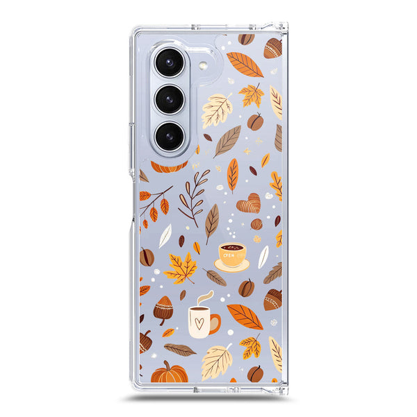 Autumn Dreams Series - Design 3 - Soft Phone Case - Crystal Clear Case - Samsung Galaxy Z Fold 6 5G