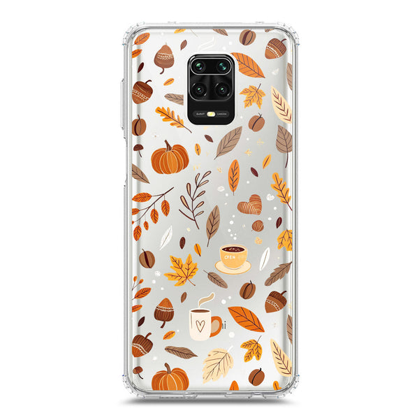Autumn Dreams Series - Design 3 - Soft Phone Case - Crystal Clear Case - Xiaomi Redmi Note 9 Pro Max