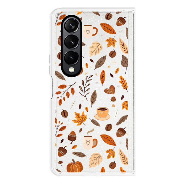 Autumn Dreams Series - Design 3 - Soft Phone Case - Crystal Clear Case - Samsung Galaxy Z Fold 4 5G
