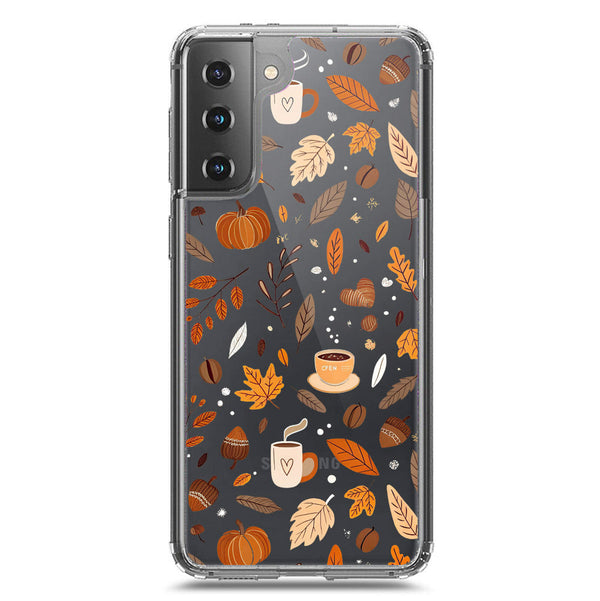 Autumn Dreams Series - Design 3 - Soft Phone Case - Crystal Clear Case - Samsung Galaxy S21 Plus 5G