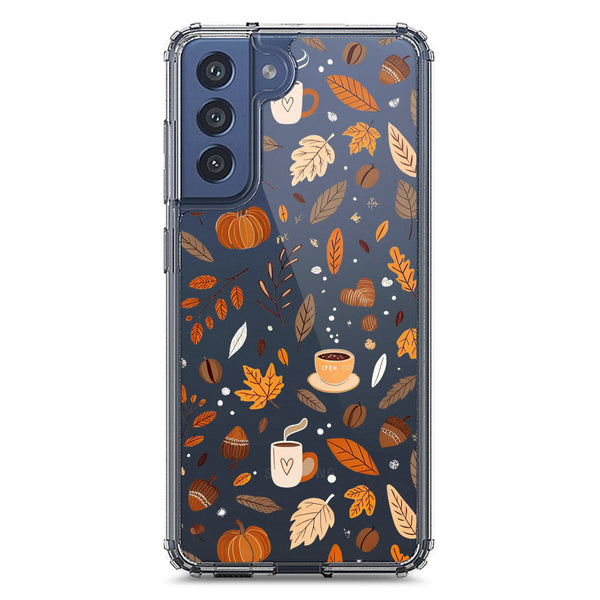 Autumn Dreams Series - Design 3 - Soft Phone Case - Crystal Clear Case - Samsung Galaxy S21 FE 5G