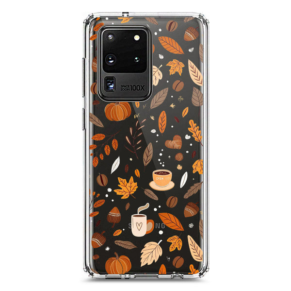 Autumn Dreams Series - Design 3 - Soft Phone Case - Crystal Clear Case - Samsung Galaxy S20 Ultra