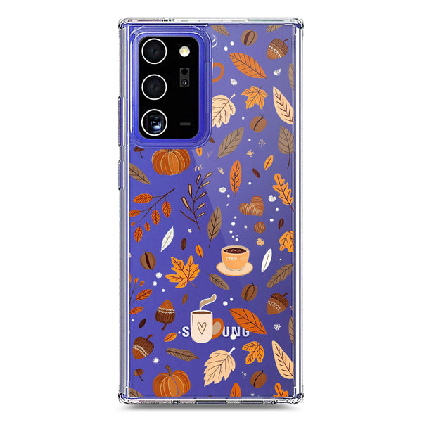 Autumn Dreams Series - Design 3 - Soft Phone Case - Crystal Clear Case - Samsung Galaxy Note 20 Ultra