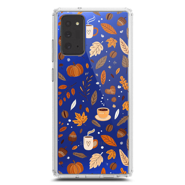 Autumn Dreams Series - Design 3 - Soft Phone Case - Crystal Clear Case - Samsung Galaxy Note 20