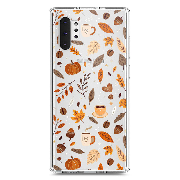 Autumn Dreams Series - Design 3 - Soft Phone Case - Crystal Clear Case - Samsung Galaxy Note 10 Plus