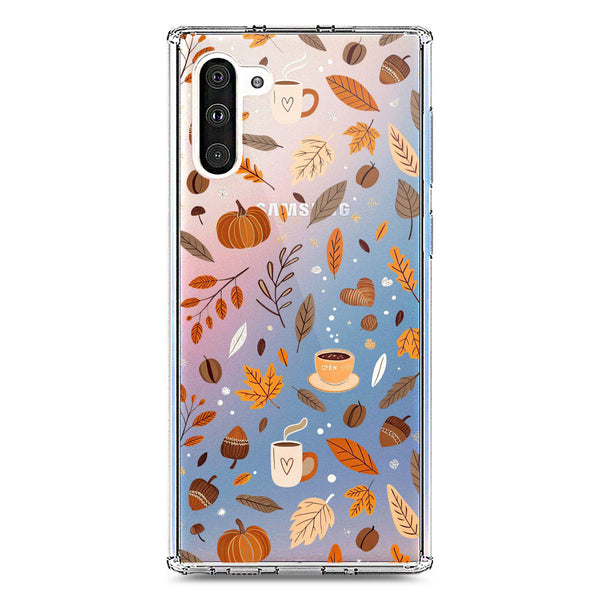 Autumn Dreams Series - Design 3 - Soft Phone Case - Crystal Clear Case - Samsung Galaxy Note 10