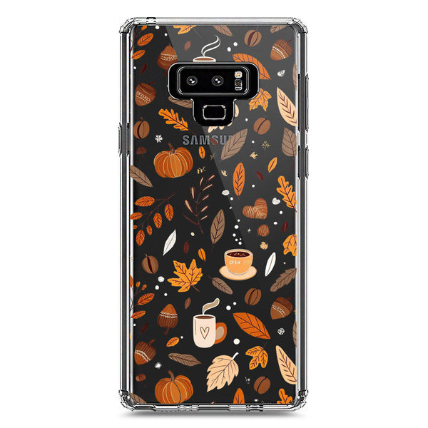 Autumn Dreams Series - Design 3 - Soft Phone Case - Crystal Clear Case - Samsung Galaxy Note 9