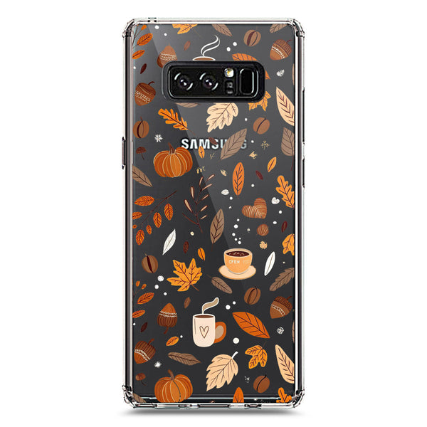 Autumn Dreams Series - Design 3 - Soft Phone Case - Crystal Clear Case - Samsung Galaxy Note 8