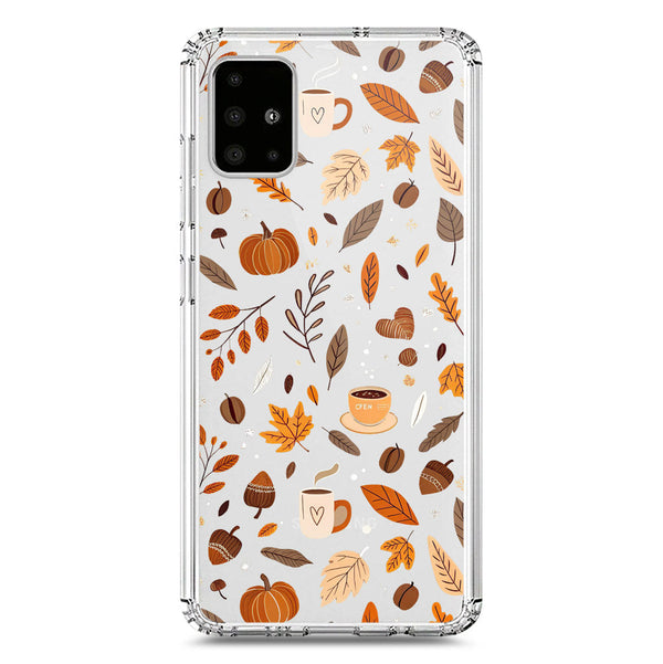 Autumn Dreams Series - Design 3 - Soft Phone Case - Crystal Clear Case - Samsung Galaxy A71