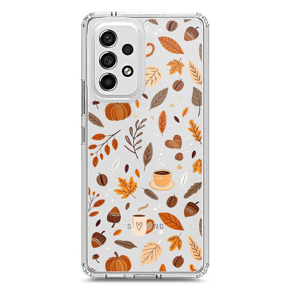 Autumn Dreams Series - Design 3 - Soft Phone Case - Crystal Clear Case - Samsung Galaxy A53 5G