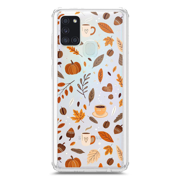 Autumn Dreams Series - Design 3 - Soft Phone Case - Crystal Clear Case - Samsung Galaxy A21s