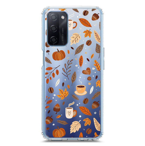 Autumn Dreams Series - Design 3 - Soft Phone Case - Crystal Clear Case - Oppo A55s