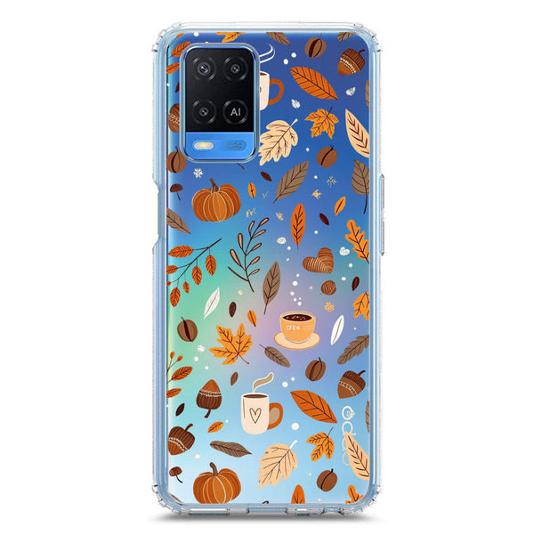 Autumn Dreams Series - Design 3 - Soft Phone Case - Crystal Clear Case - Oppo A54 4G
