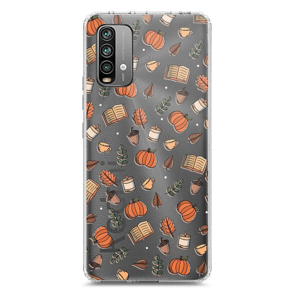 Autumn Dreams Series - Design 5 - Soft Phone Case - Crystal Clear Case - Xiaomi Redmi Note 9 4G