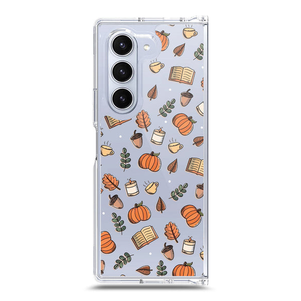 Autumn Dreams Series - Design 5 - Soft Phone Case - Crystal Clear Case - Samsung Galaxy Z Fold 6 5G