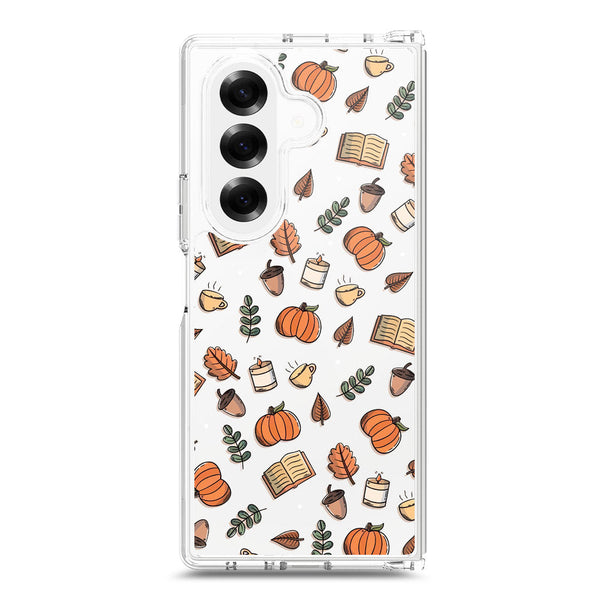Autumn Dreams Series - Design 5 - Soft Phone Case - Crystal Clear Case - Samsung Galaxy Z Fold 7