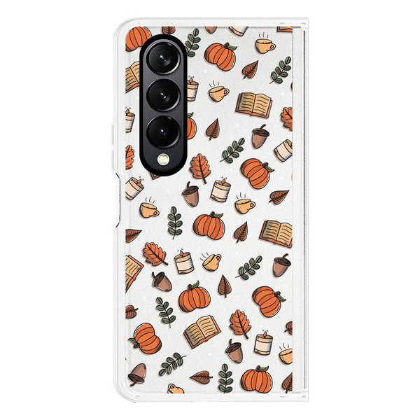 Autumn Dreams Series - Design 5 - Soft Phone Case - Crystal Clear Case - Samsung Galaxy Z Fold 4 5G